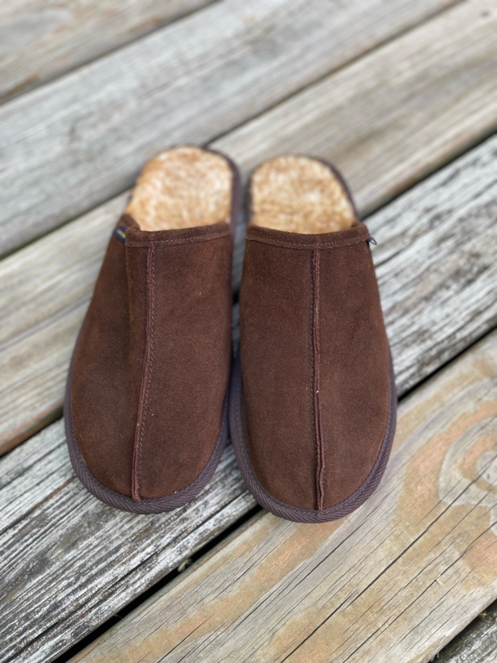 Club Room Brown Suede Slip-On Loafers